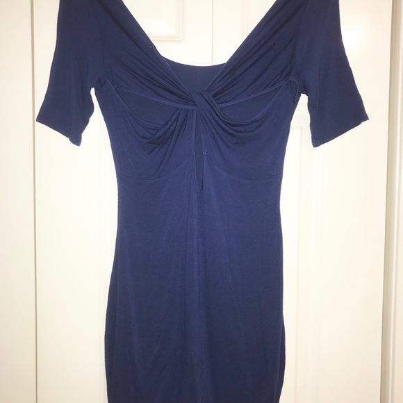 Royal Blue Mini Dress - Picture 2 of 3